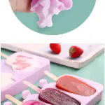 3 Cavity Cakesicle Mould with Lid & 50 Sticks