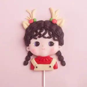Cute Reindeer Girl Cake Toys