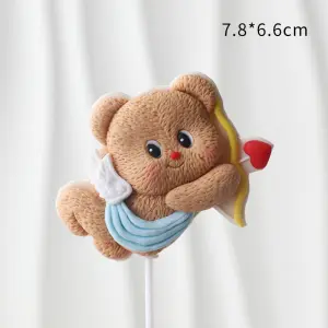 Cupid Teddy Bear Cake Toys