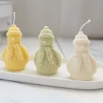 3D CHRISTMAS SNOWMAN CANDLE MOULD
