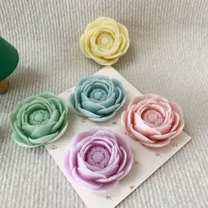 3D peony flower Silicone mould style 10