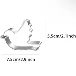 Bird shape stainless steel cookie cutter