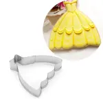9 pcs Lady Dress Skirt cookie cutter set