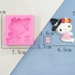 Fresh flower heart dress theme silicone mould