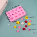 VARIOUS FLOWER SHAPED silicone mould