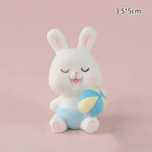 Cute Bunny with Ball Cake Toys