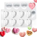 3D geometry heart shape Silicone mould