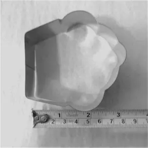 Cupcake shape cookie cutter