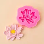 3D lotus flower silicone mould style 3