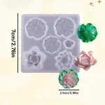LOTUS LEAF WITH LOTUS FLOWER Mould