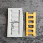 2 Pcs Ladder Silicone Fondant Mould
