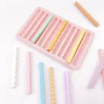 12 EVEN WOVEN LONG BAR SILICONE MOLD ENERGY BAR MAKING CHEESE BAR BAKING CHOCOLATE mould