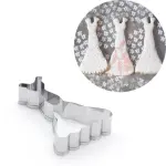 9 pcs Lady Dress Skirt cookie cutter set