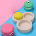 3 Cavity Macaron Silicone Mould