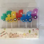 Train Engine Cake Candle - Birthday Cake Topper