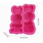 3D Easter Bunny Rabbit Silicone Mould
