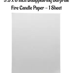 fire paper Fire reveal paper burn away paper ( set of 2 pcs )