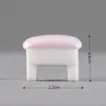 Pink Miniature Stool Decor