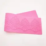 Large Flower Lace Silicone Cake Fondant Border Mould