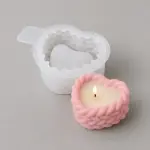 heart shape candle holder silicone mould