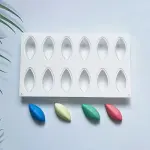 12 Cavity Quenelle Silicone Mould
