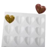 24 Cavity Heart Chocolate Silicone Mould