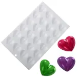 24 Cavity Heart Chocolate Silicone Mould
