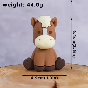 Cute 3D Horse Cake Toys