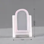 Miniature Pink Arched Standing Mirror
