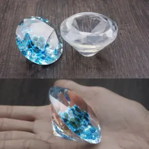 diamond shape resin silicone mould (small)