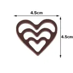 Triple Heart Chocolate Garnish Mould