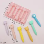6 Cavity Cartoon Animal Theme Crayon Mold, Chocolate Mold, Resin DIY Silicone Mould