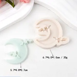 Scary Moon Bat & Dark Night Halloween Silicone Mould