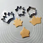3 pcs princess crown shaped cookie cutter set