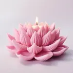 3D Lotus Flower Candle Silicone Mould