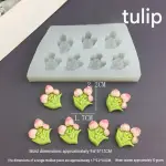 7 cavity Tulip Flower silicone Mould