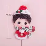 Christmas Santa Boy Clay Doll Cake Toys