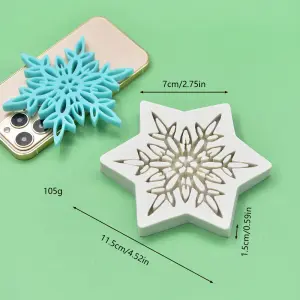 Large Showflake detailed silicone mould style 2