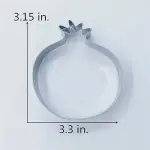 Pomegranate cookie cutter