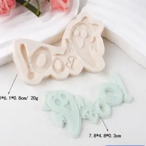 Scary Ghost Boo Halloween Silicone Mould