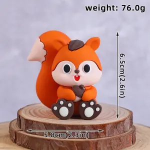 Cute Squirrel Cake Toys Figurine
