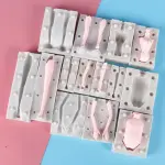 7 Pieces Fondant Doll Body mould 3D Arm and Leg Cake Silicone Mould set
