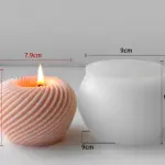 3D spiral Apple Mousse Cake Silicone Mould | Pear Shape Dessert, Pastry & Chocolate Mould