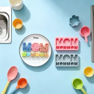lips holding Cherry theme silicone mould style 2