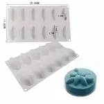 12 Cavity Quenelle Silicone Mould