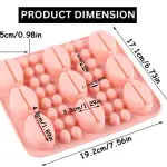 Big Small coffee bean shape silicone mould