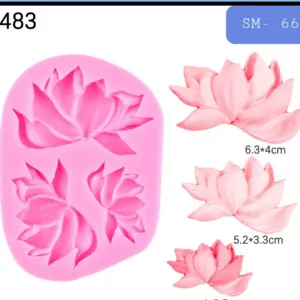 3D Lotus Flower Silicone Mould