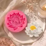 3D lotus flower silicone mould style 4 (size large )