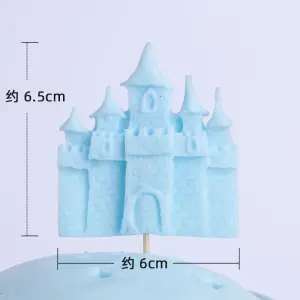 Blue Castle Cake Toys Pick