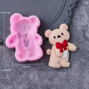 4 cavity skull silicone mould